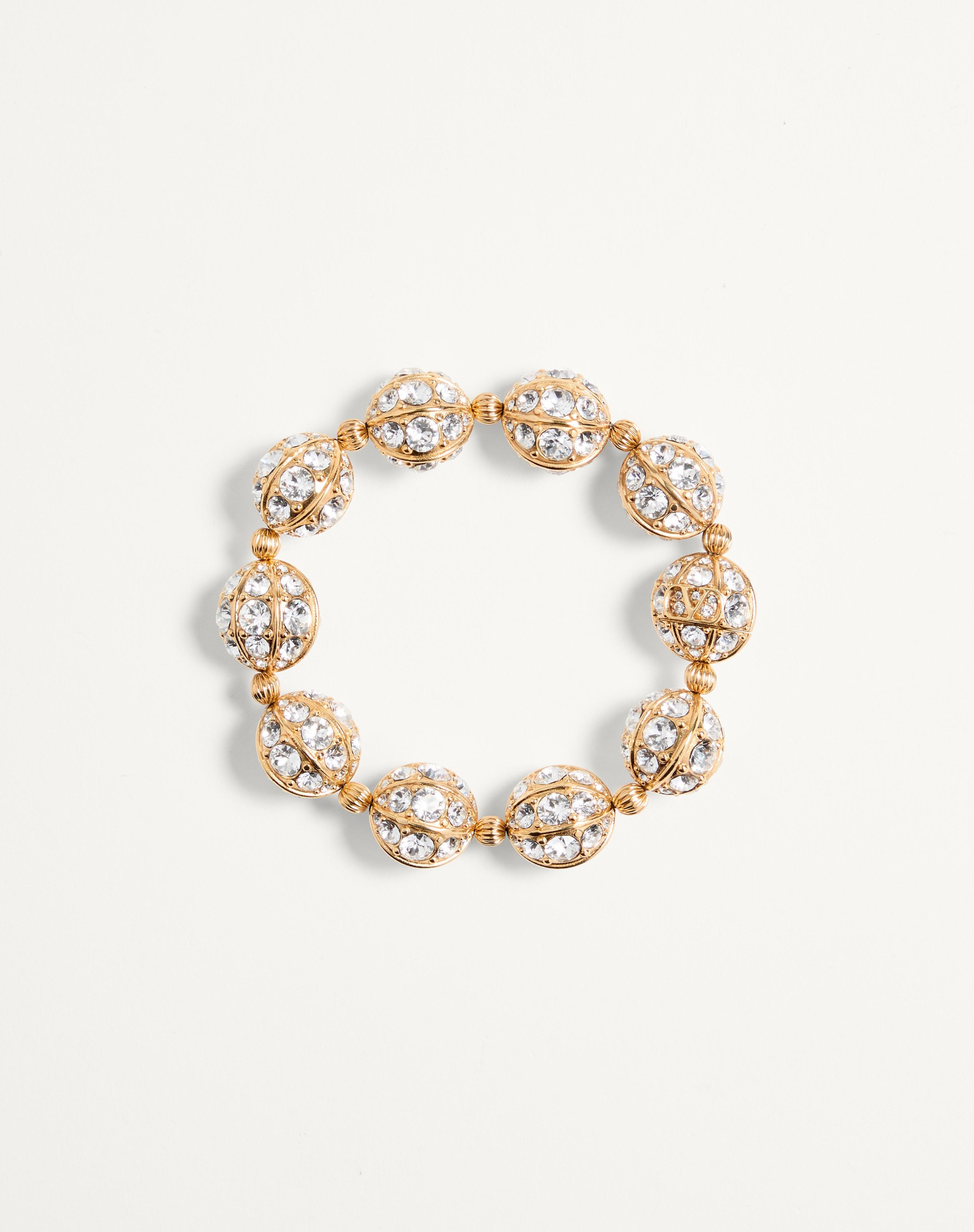 POETIQUES DES GOUTTES METAL AND SWAROVSKI® CRYSTAL BRACELET - 1