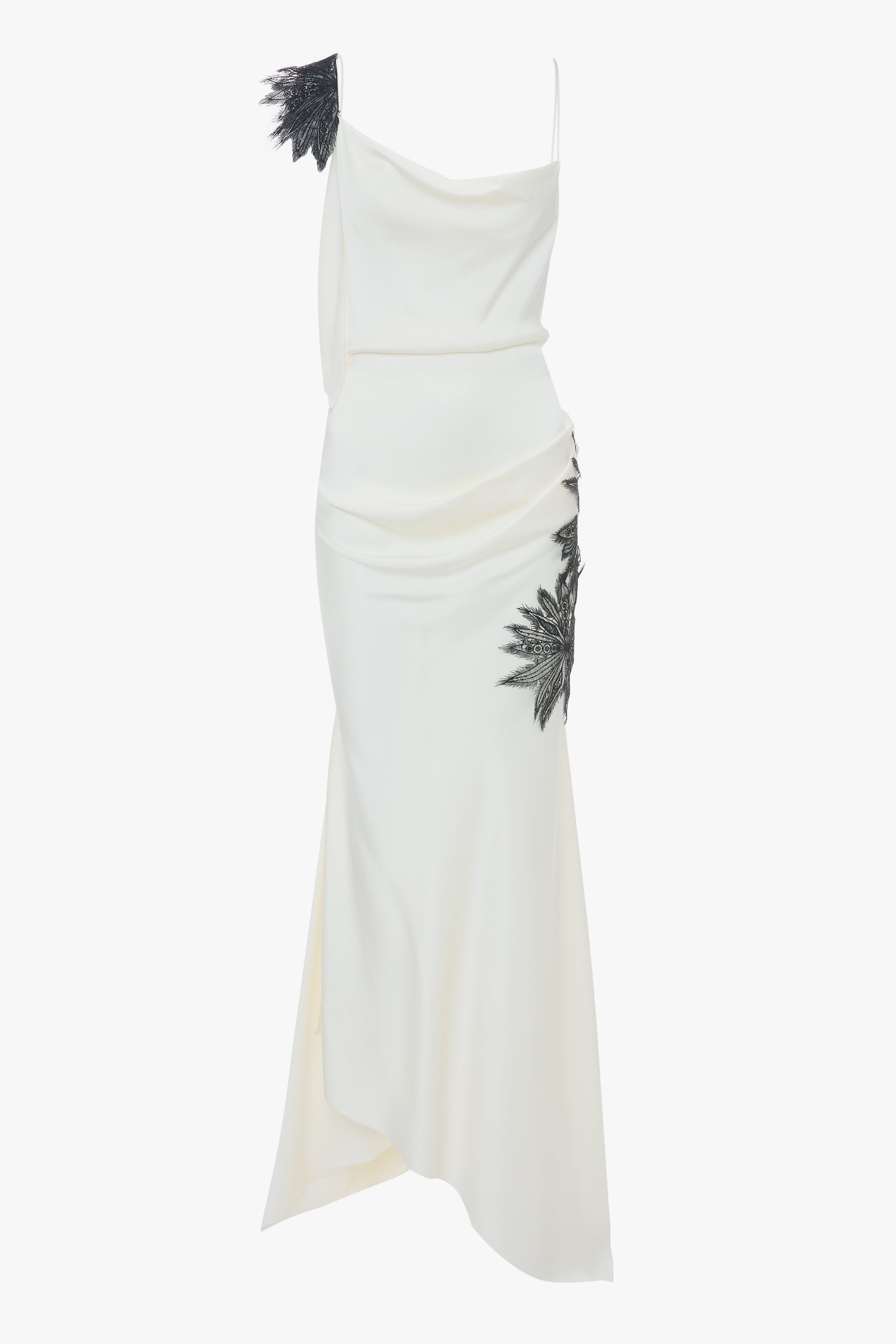 新品célon asymmetry drape cami dress IVORY asymmetry drape cami dress（ドレス）｜célon（セロン