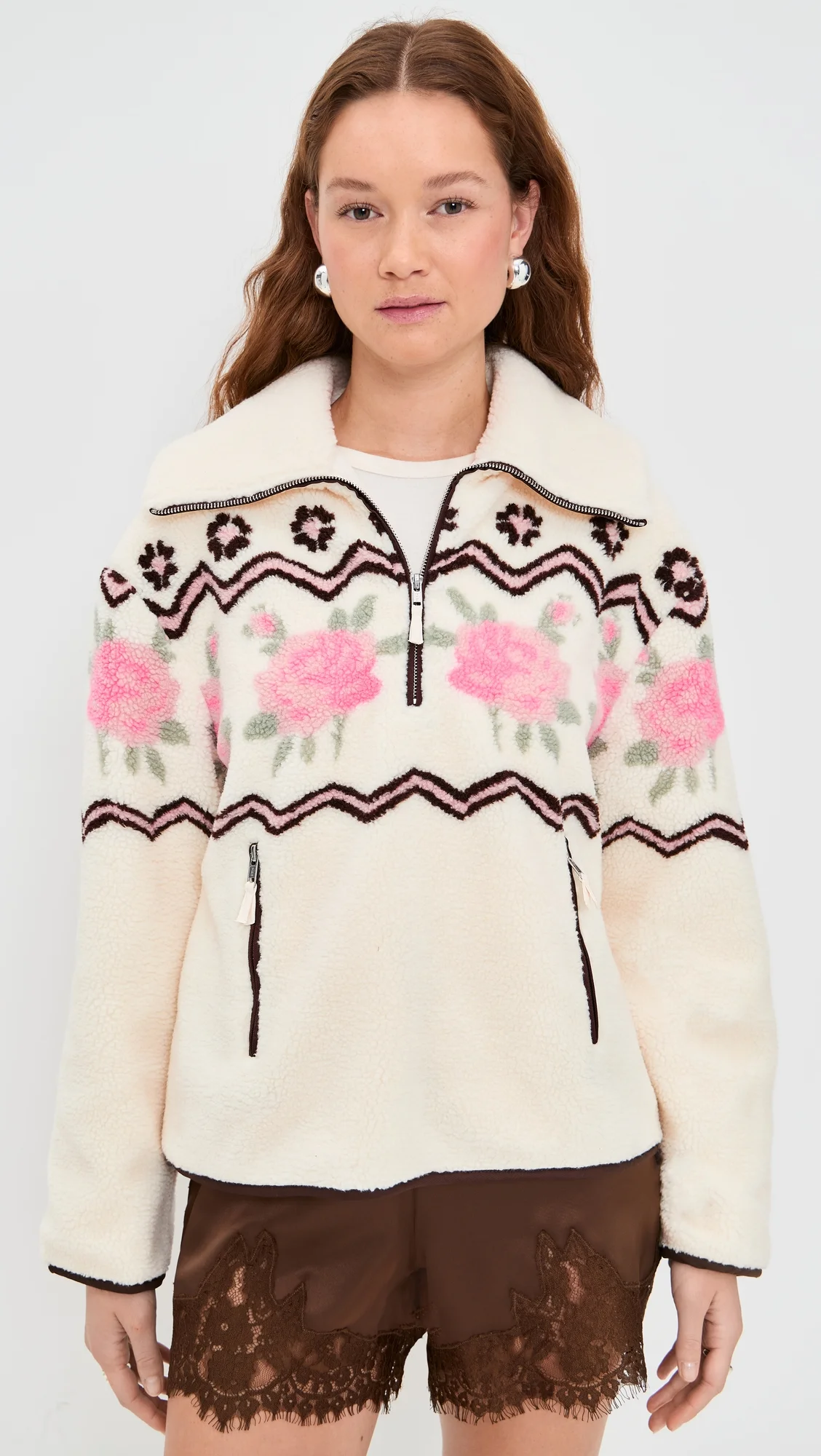Posey Sherpa Pullover - 1