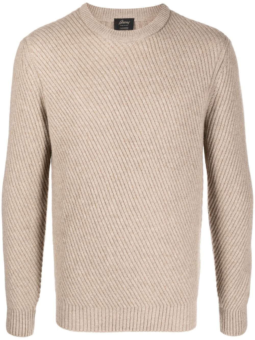 crew-neck knit jumper - 1