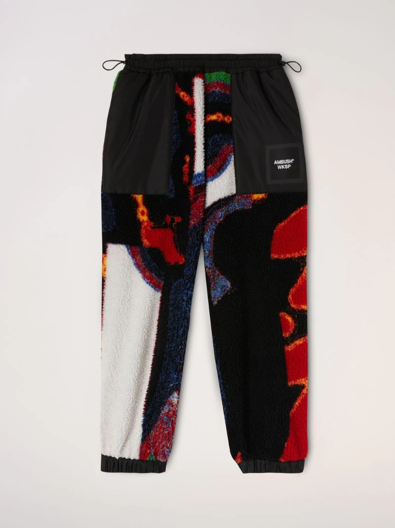 TEDDY JACQUARD SWEATPANTS 1