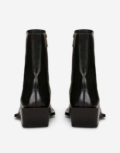 Dolce & Gabbana Shiny Tex boots outlook