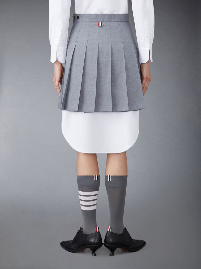 RWB pleated mini skirt 3