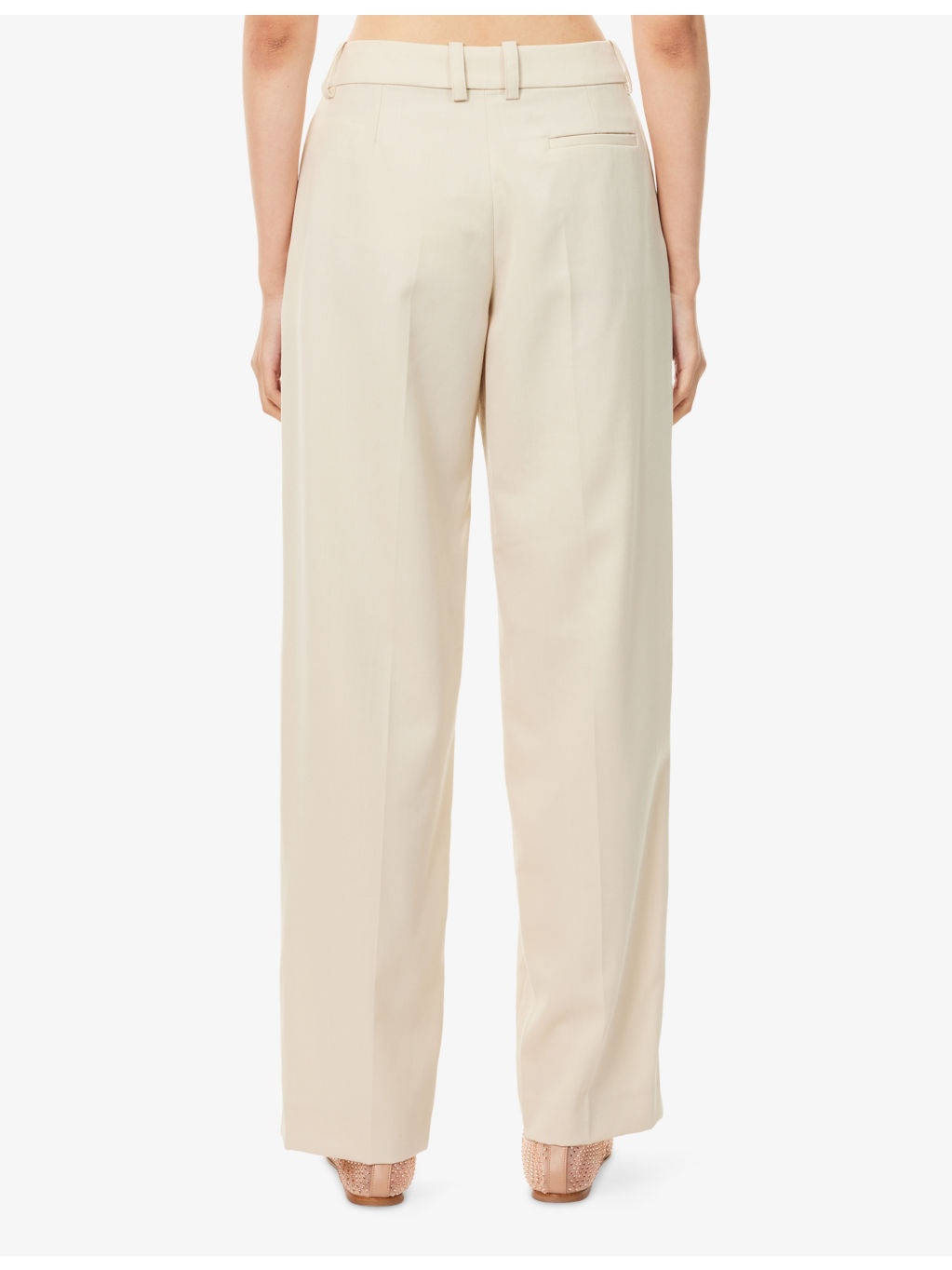 Daytona Pleated Wool Trousers - 4
