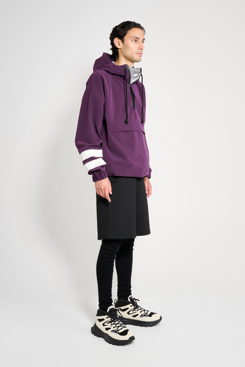 Stutterheim Forsa Stripe Anorak Purple Haze outlook