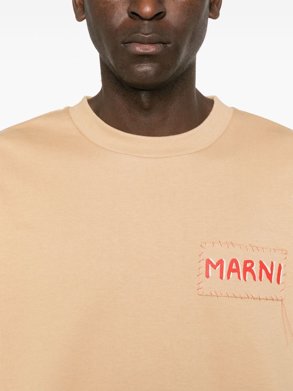 jersey-texture sweatshirt - 5