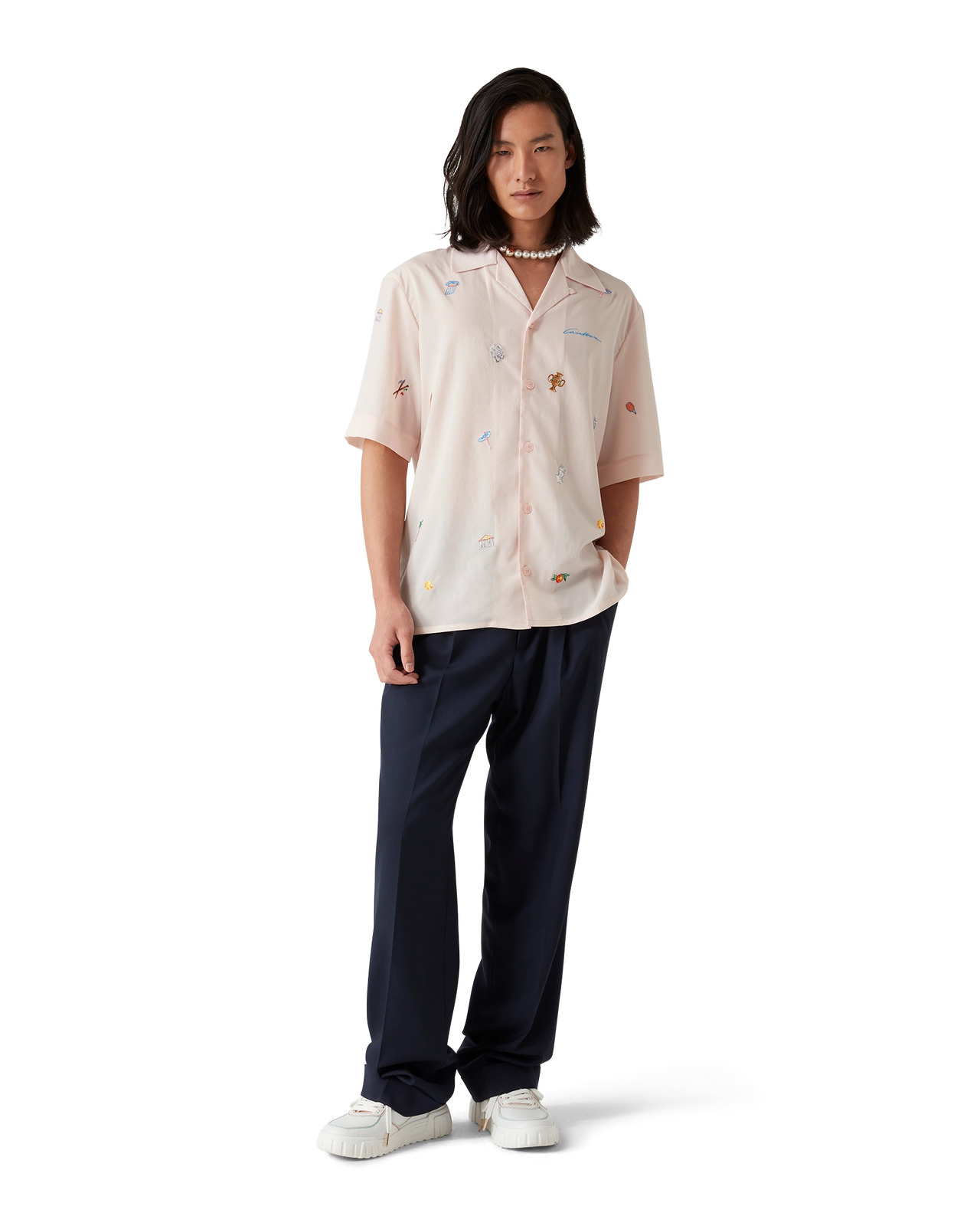 Embroidered Motif Shirt | Casablanca Paris - 2