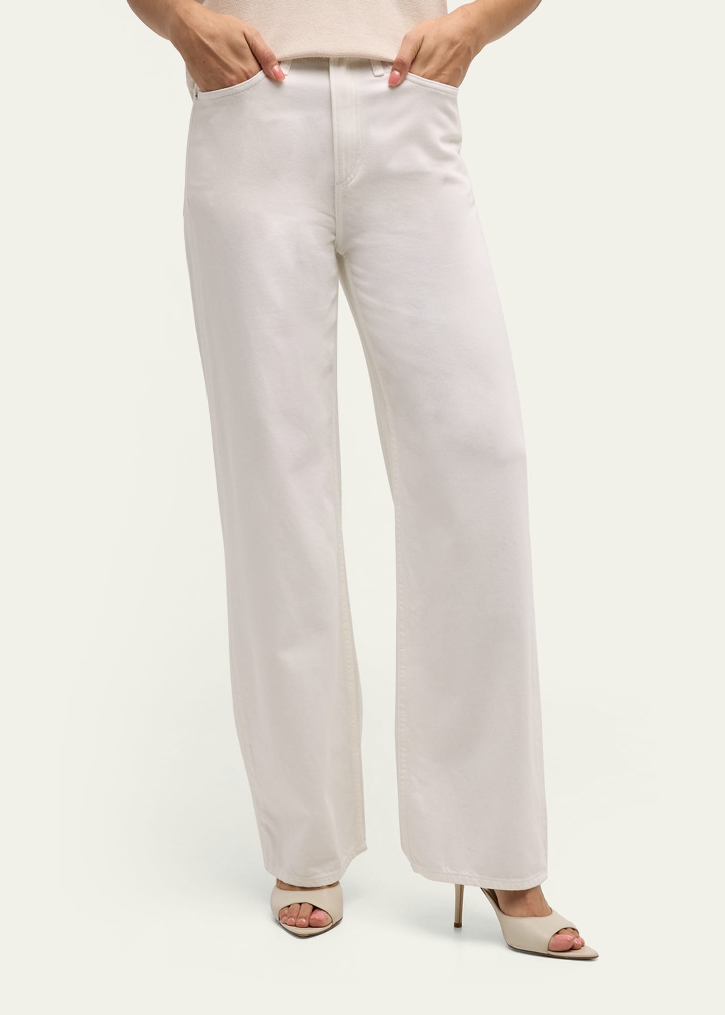 Featherweight Logan Wide-Leg Jeans - 6
