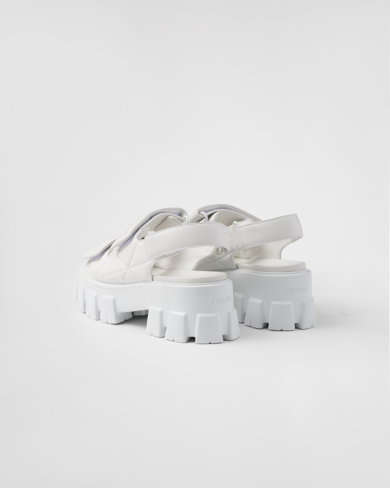 Monolith nappa leather sandals 4