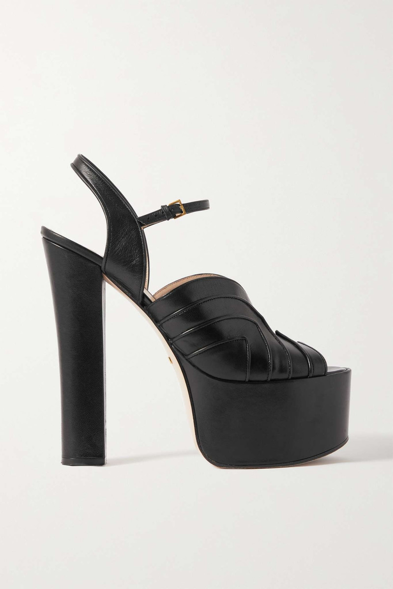 Keyla leather platform sandals - 1