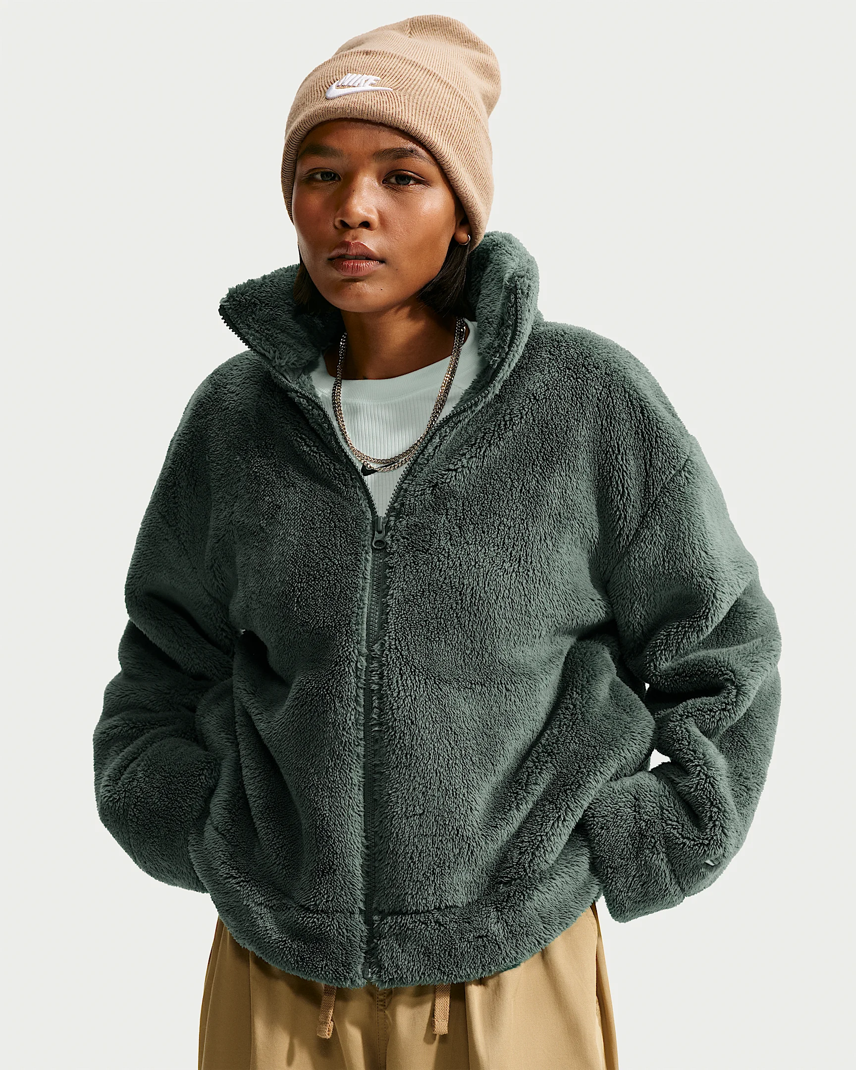 Nike Sportswear Essential Women's High-Pile Fleece Jacket - 1
