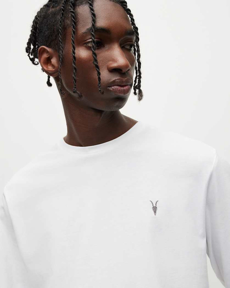 BRACE BRUSHED COTTON LONG SLEEVE T-SHIRT 3
