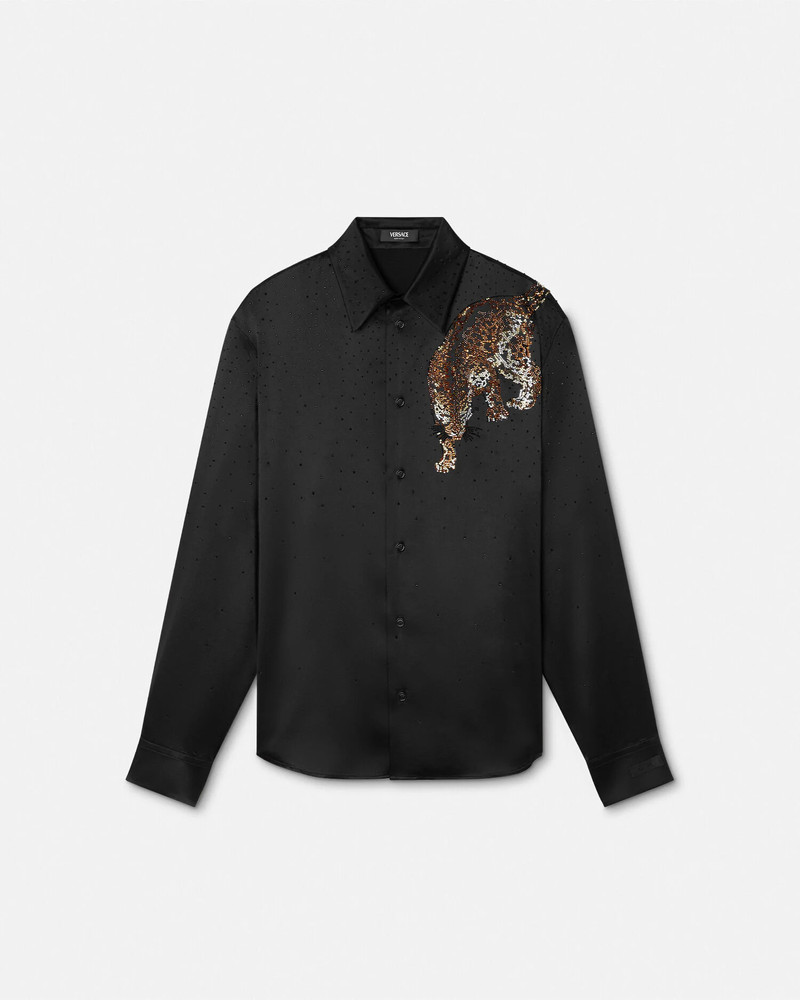 Crystal Versace Leopard Shirt 1