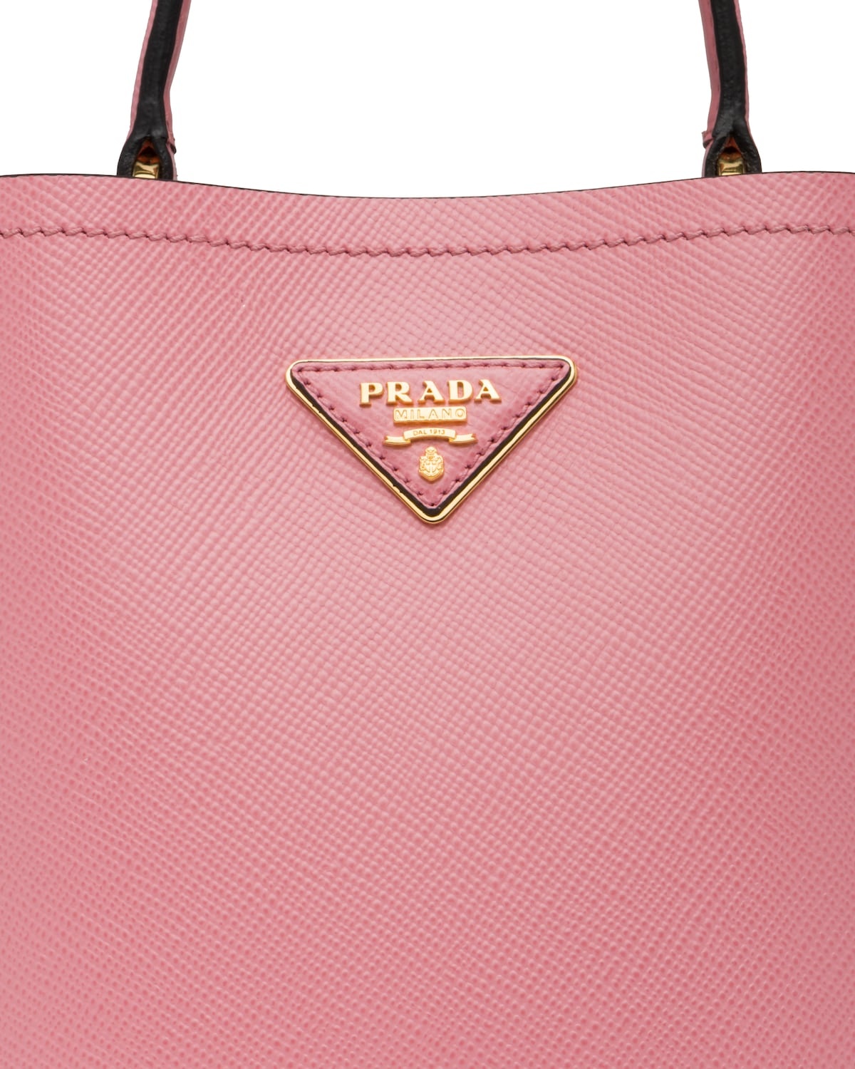 Small Saffiano Leather Prada Panier Bag - 6