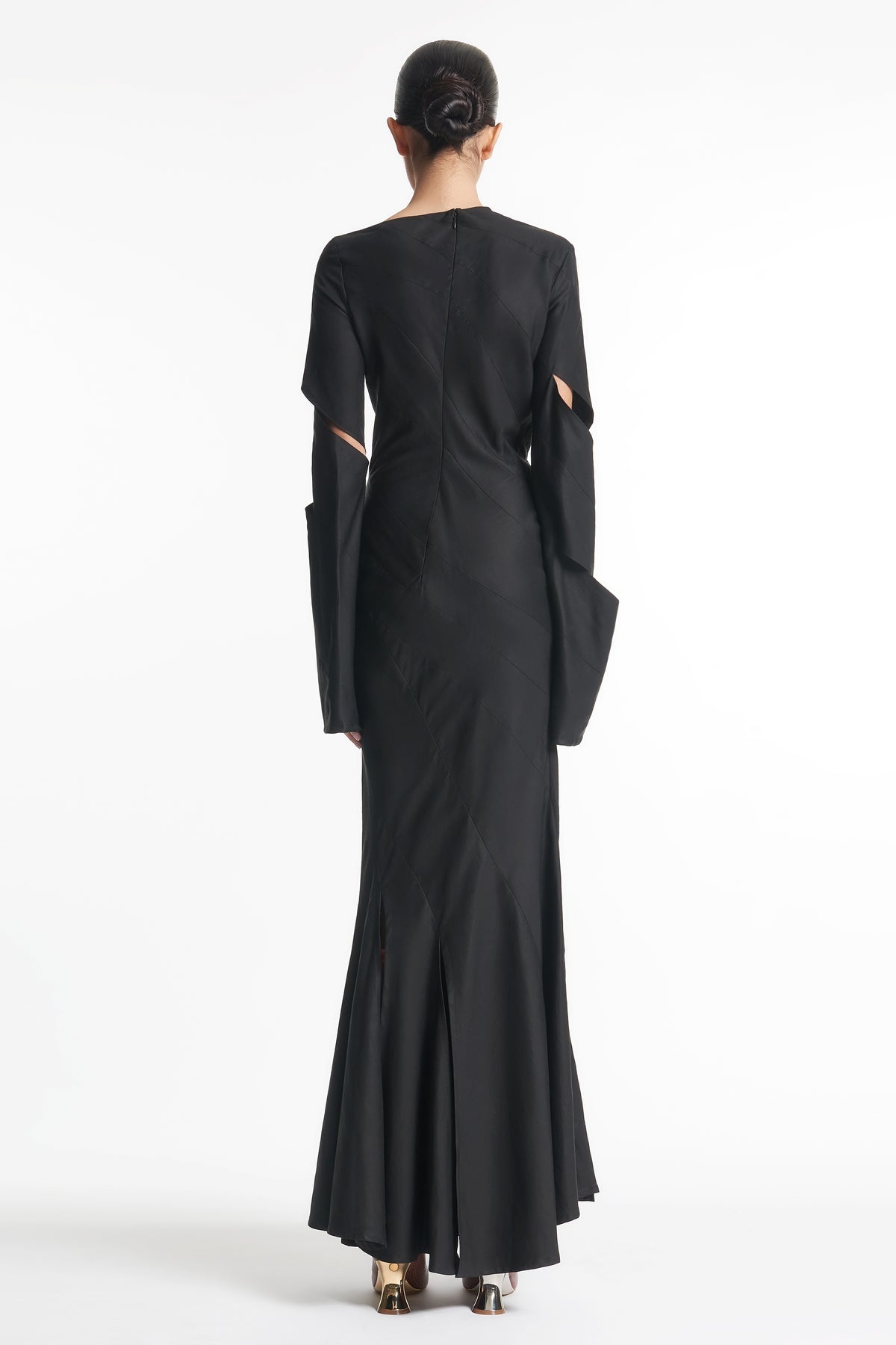 TWISTED MAXI DRESS BLACK - 4