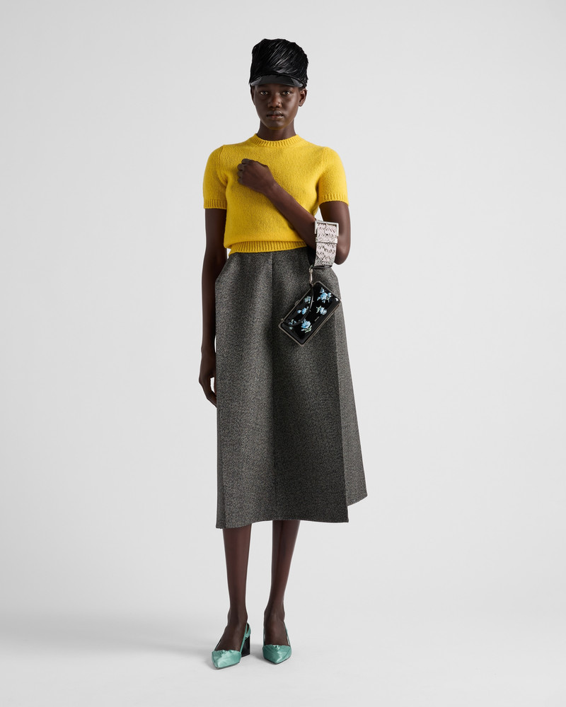 Prada Short-sleeved cashmere sweater outlook