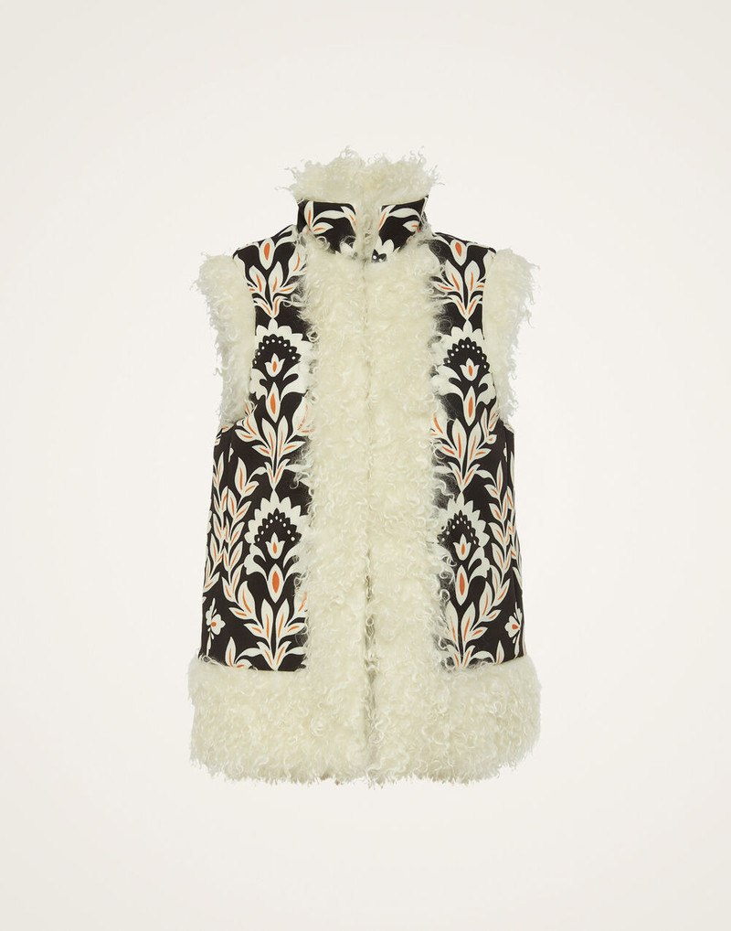 Sleeveless Folk Jacket - 1