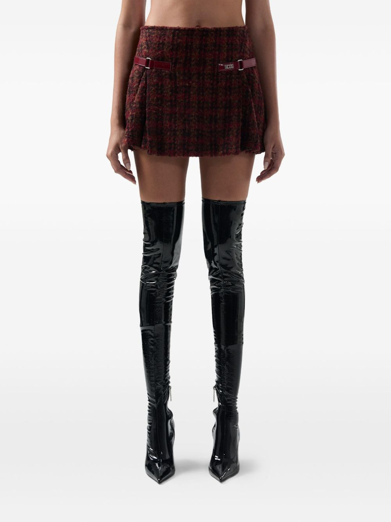 buckle check skirt 3