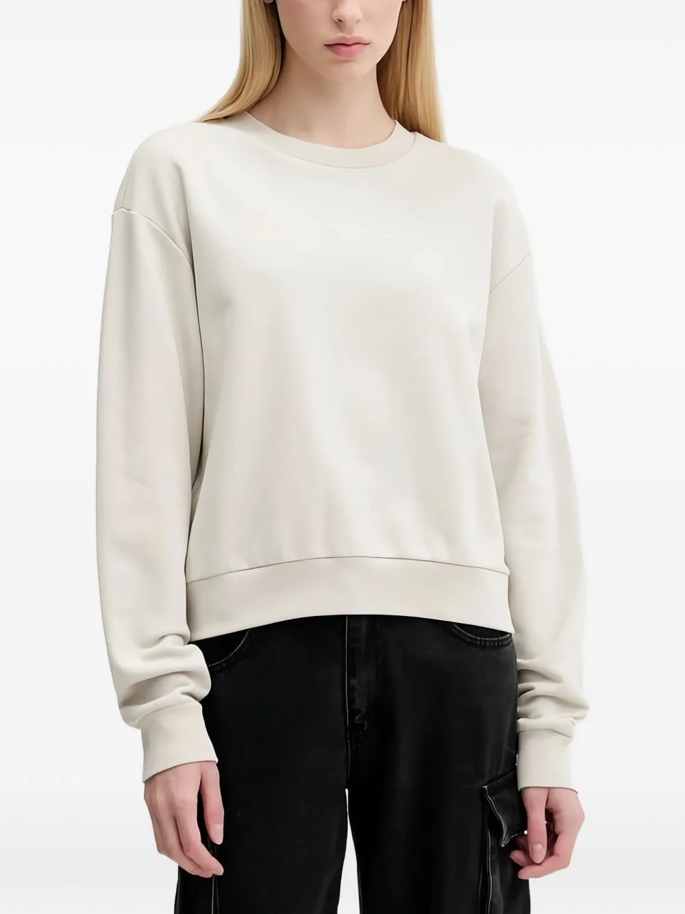 embroidered sweatshirt - 1