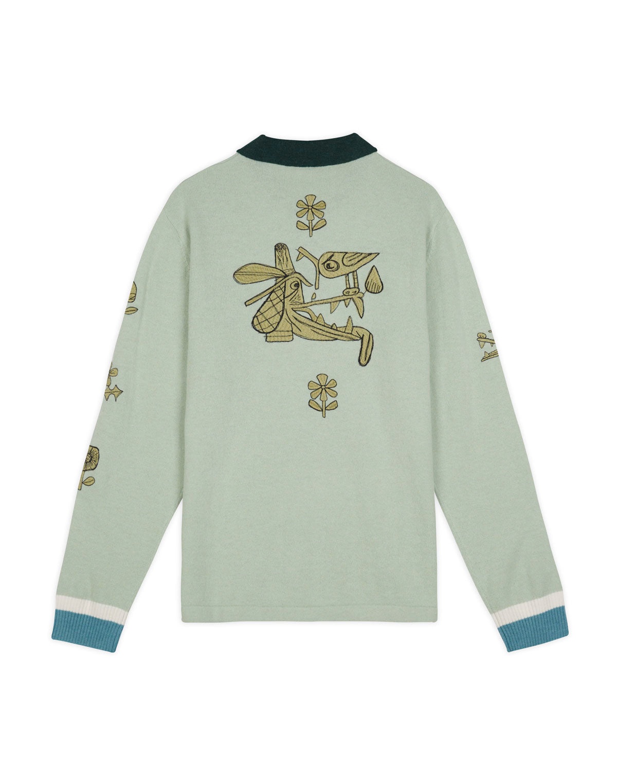 Lex Half Zip Sweater - Mint - 2