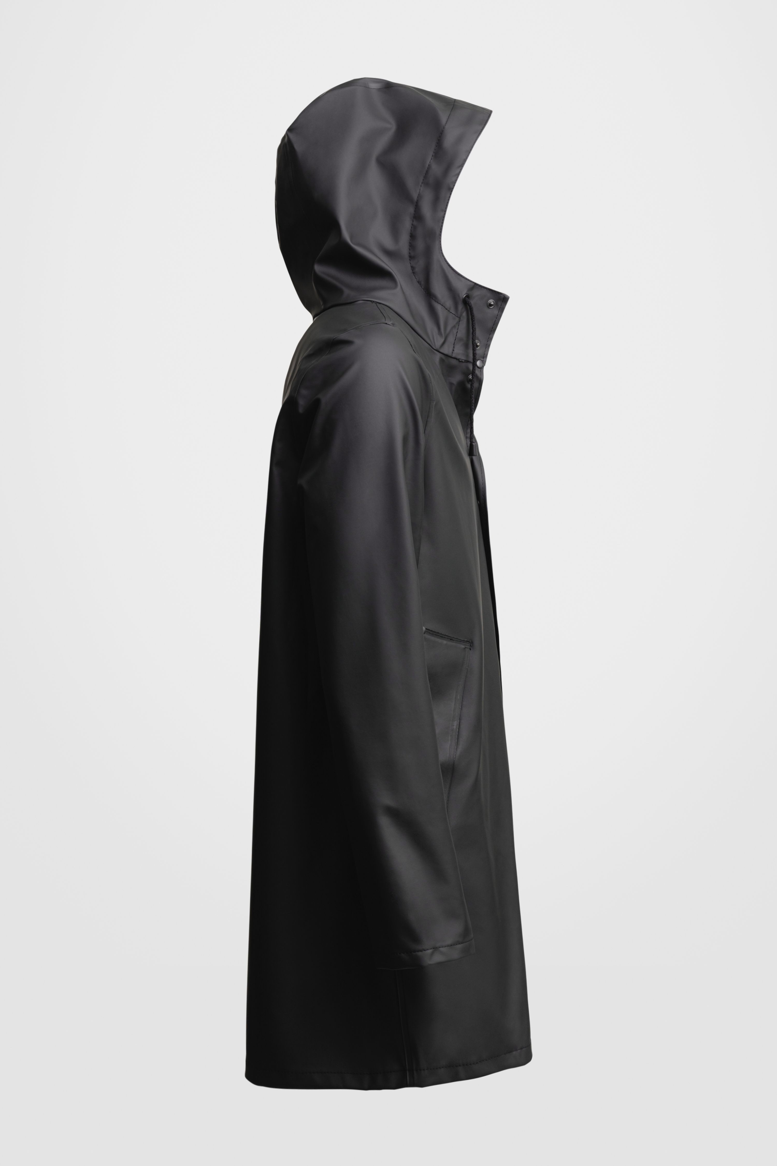 Stockholm Lightweight Raincoat Black - 6