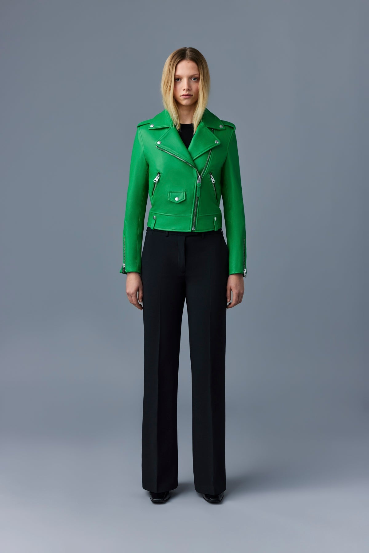 BAYA (R) Leather biker jacket - 2