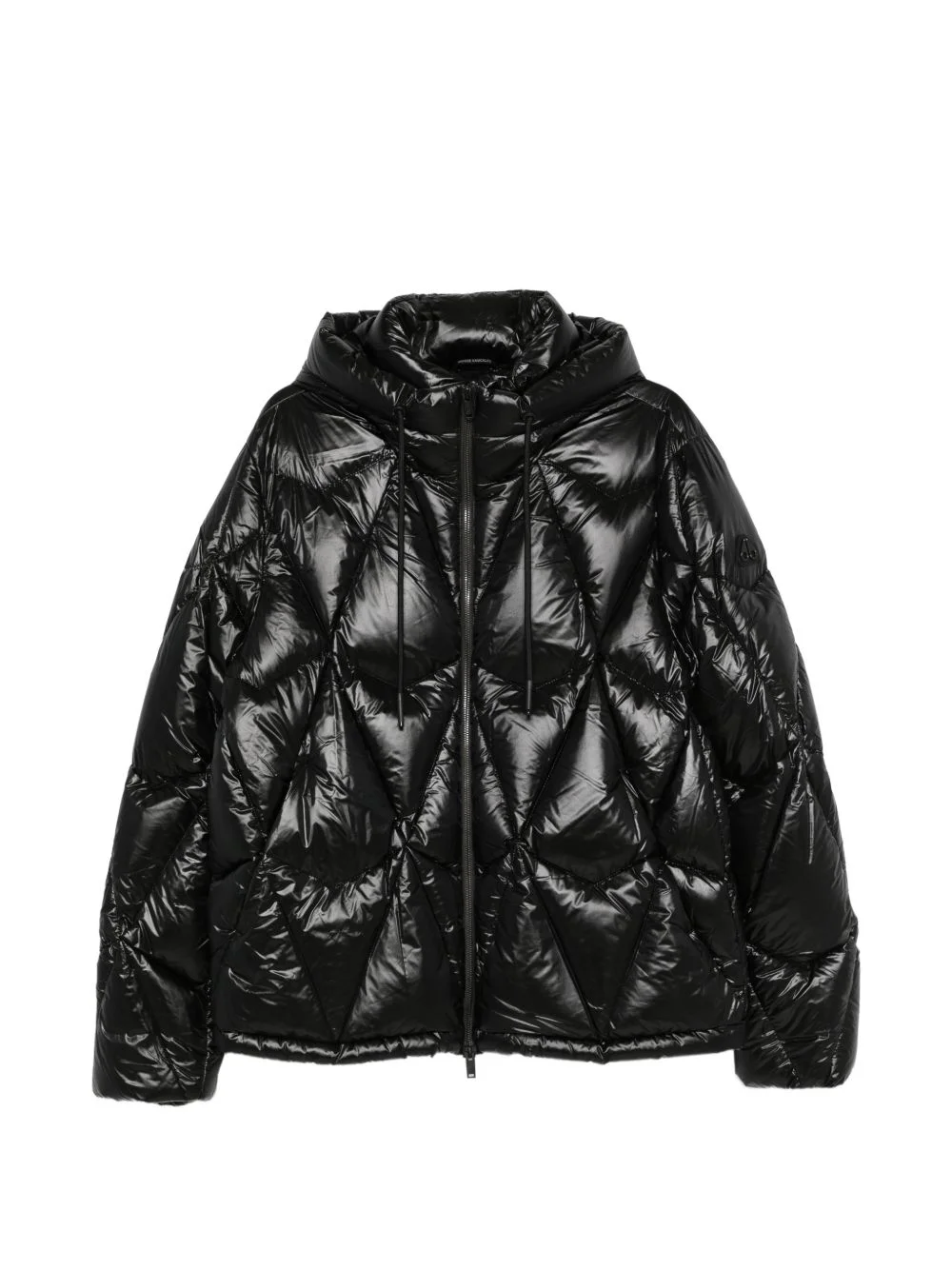 quilted hooded jacket - 1