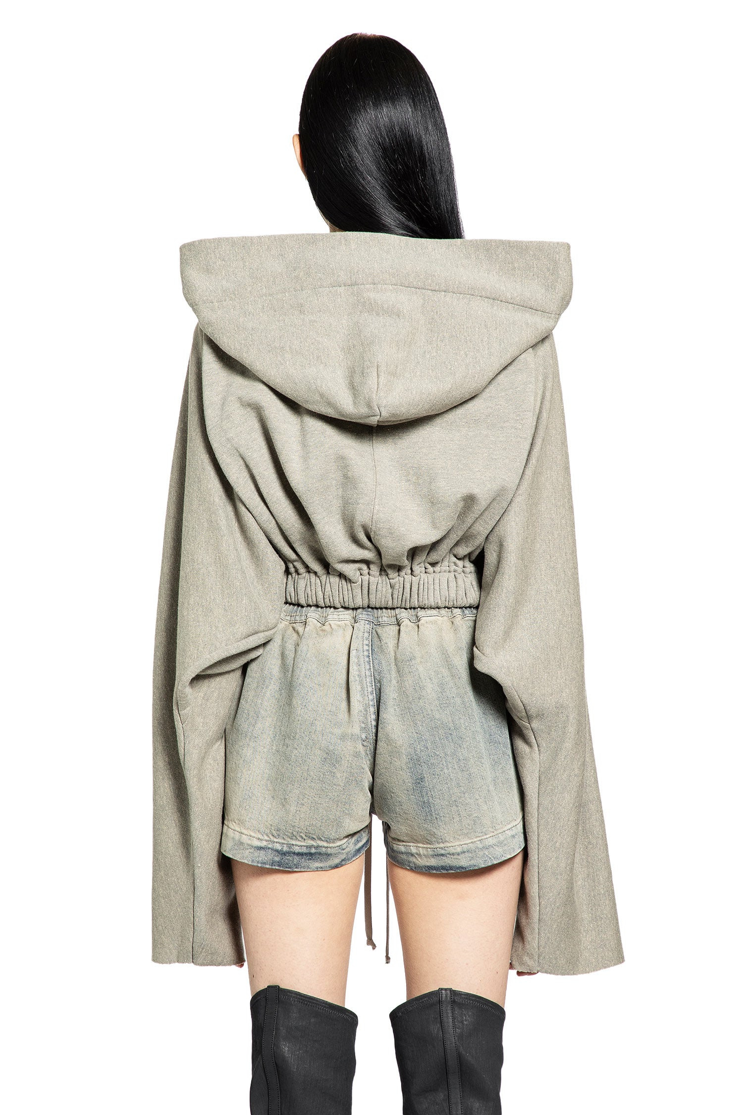 Cropped Hoodie Sweatshirt - 3