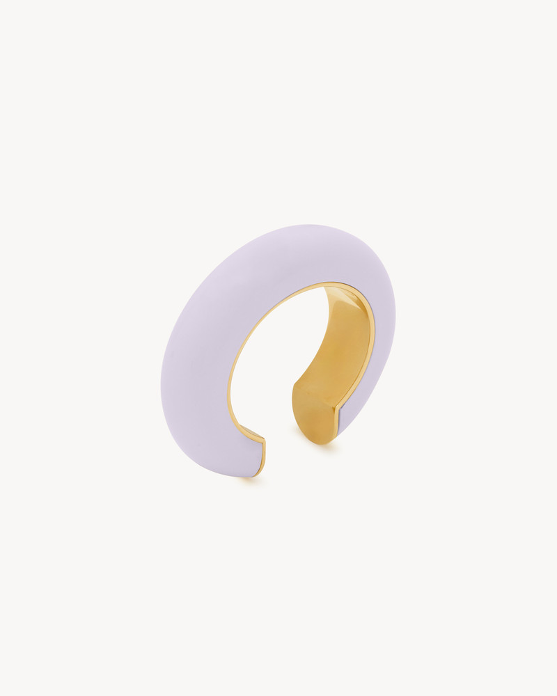 CAMBERED CUFF IN RESIN AND METAL 1