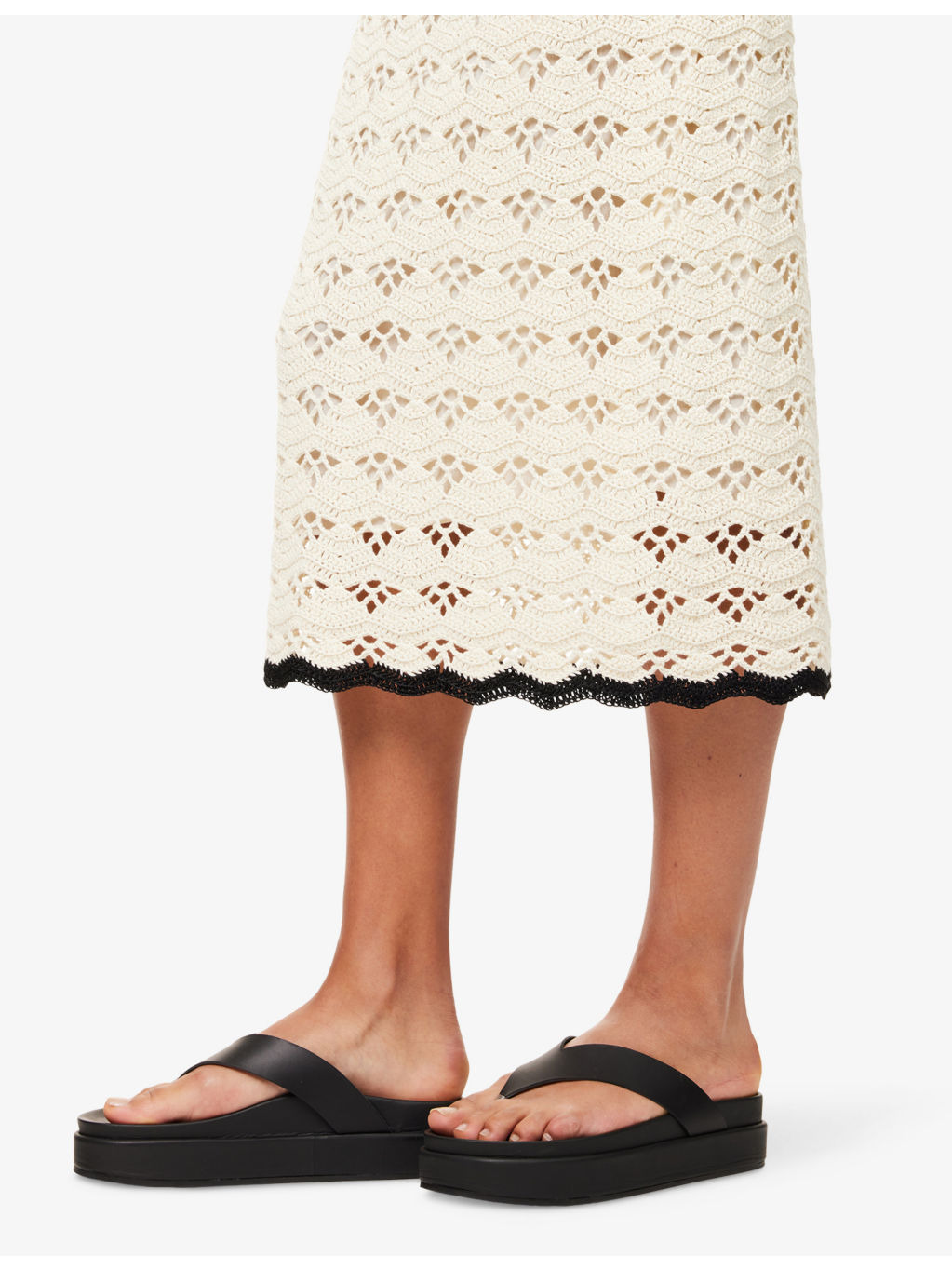 Rhiannon Cotton Crochet Maxi Skirt - 5
