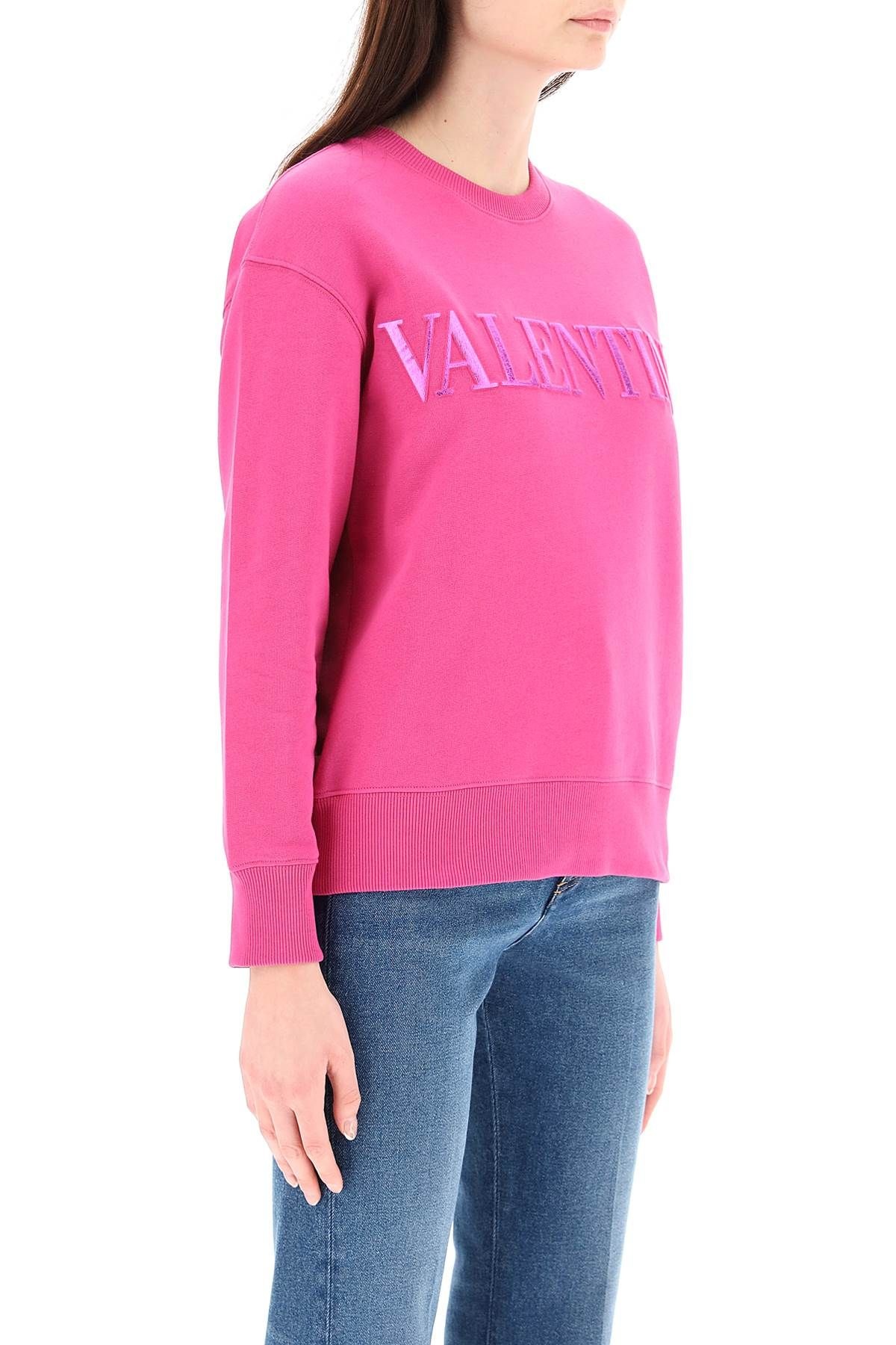 SWEATSHIRT WITH LAMINATED EMBOSSED LOGO - 3