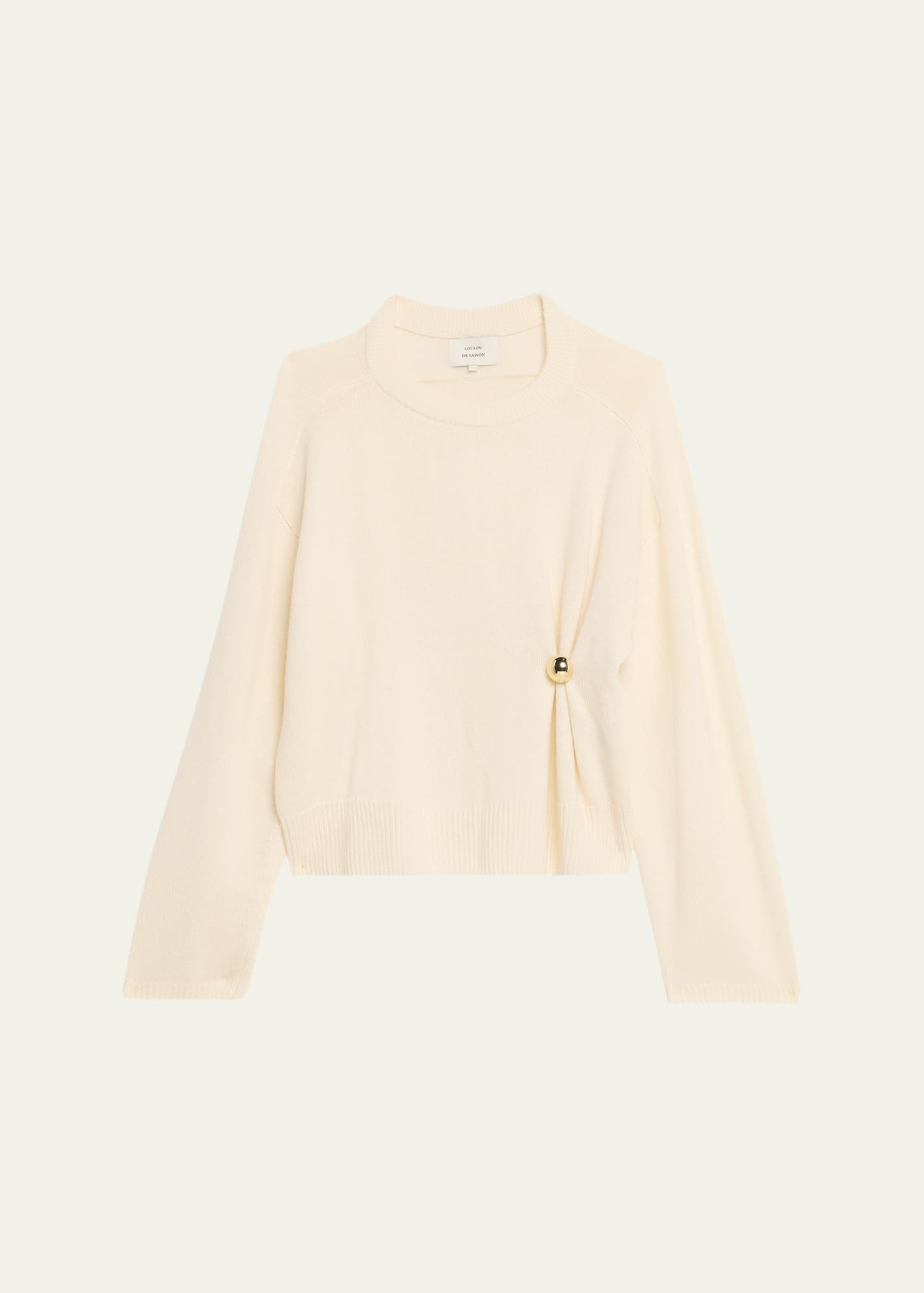 Bill Draped Cashmere Sweater - 1