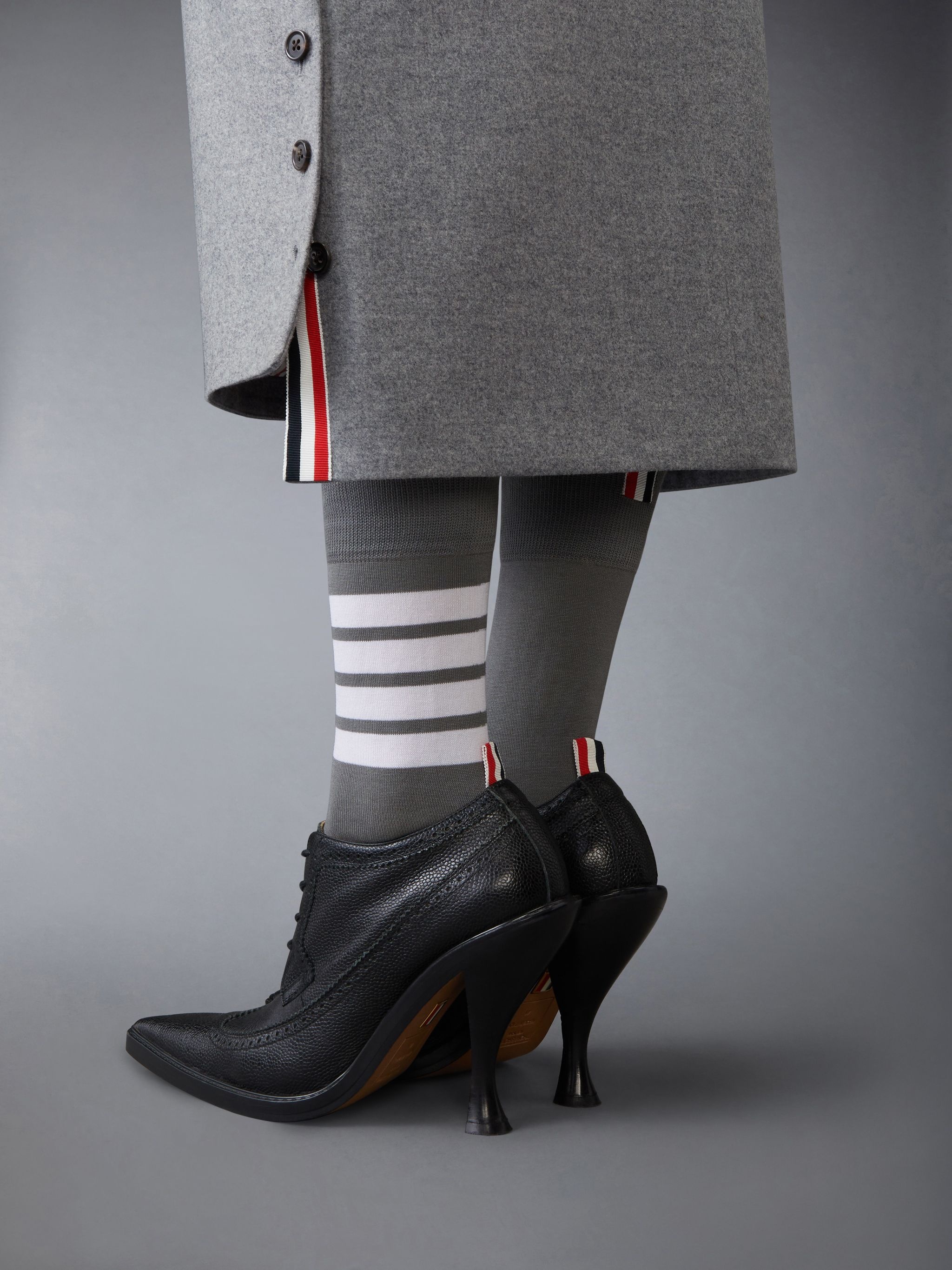 Wool Flannel Bow Skirt - 7
