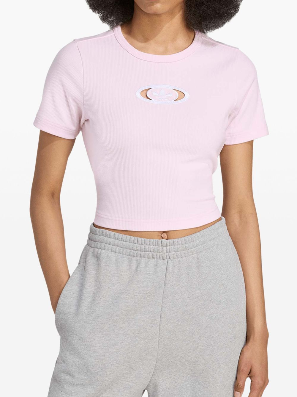 Originals Campus 2000 cut-out ribbed top - 2