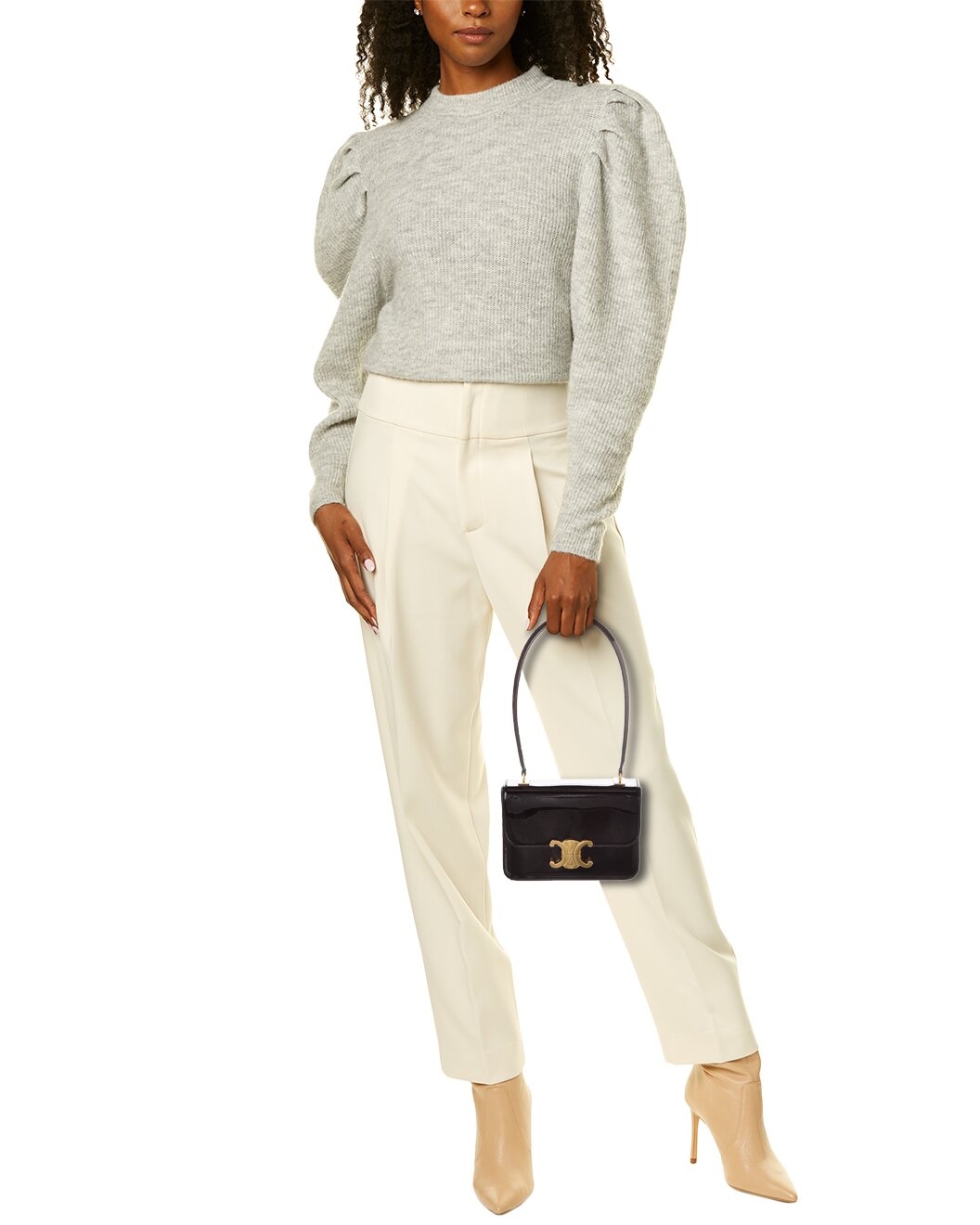 CELINE Teen Garance Patent Shoulder Bag - 4
