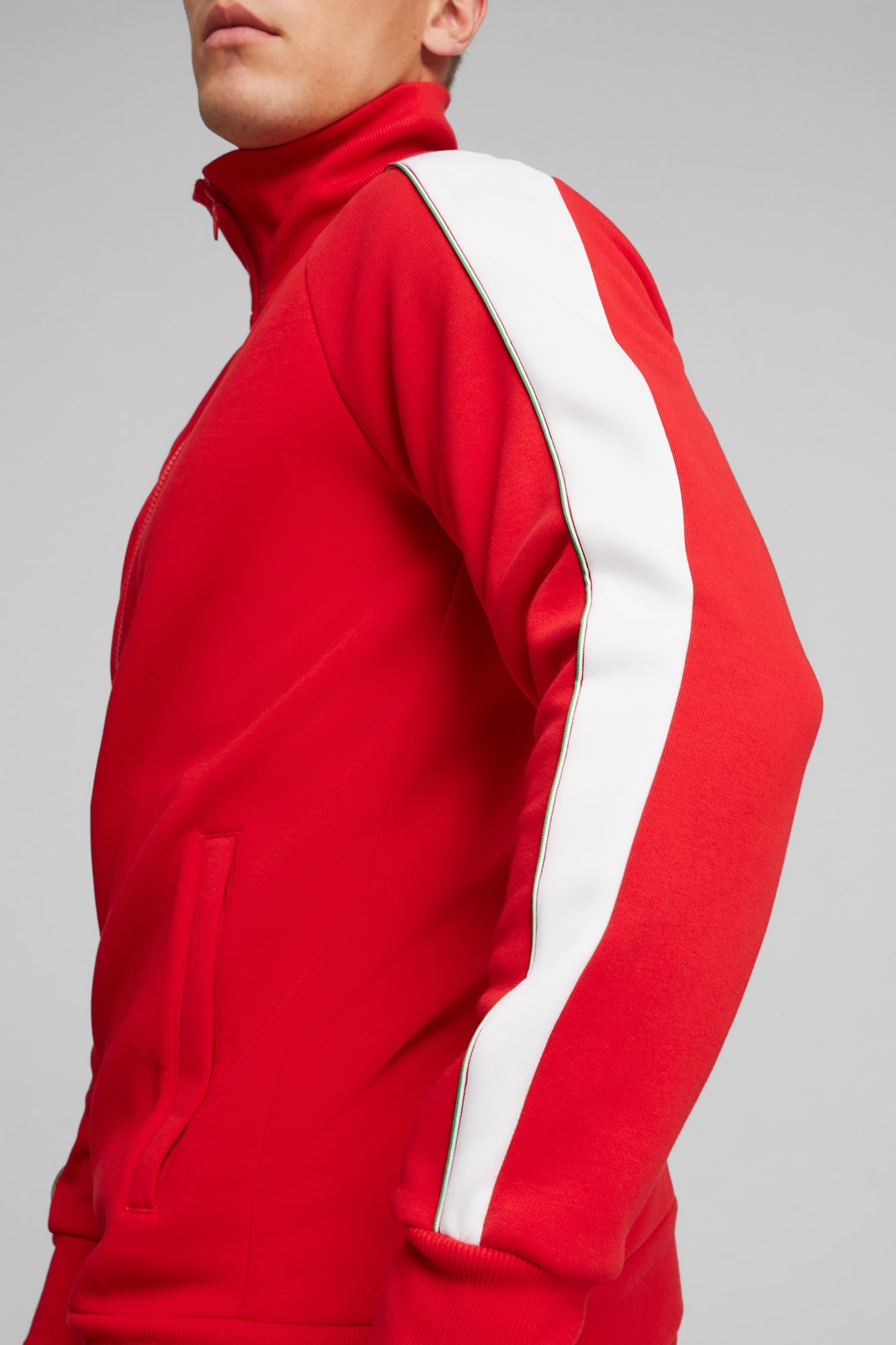 【新品未使用】PUMA FERRARI RACE ICONIC T7ジャケット Puma Scuderia Ferrari Race Iconic T7 Full Zip Track Jacket