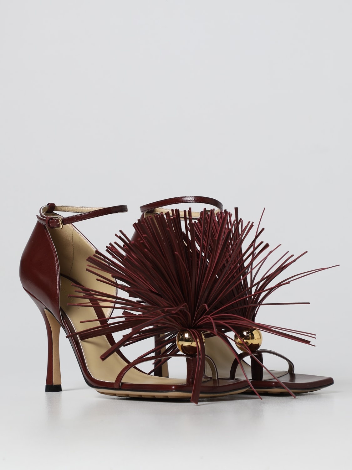 Bottega Veneta nappa leather sandals - 2