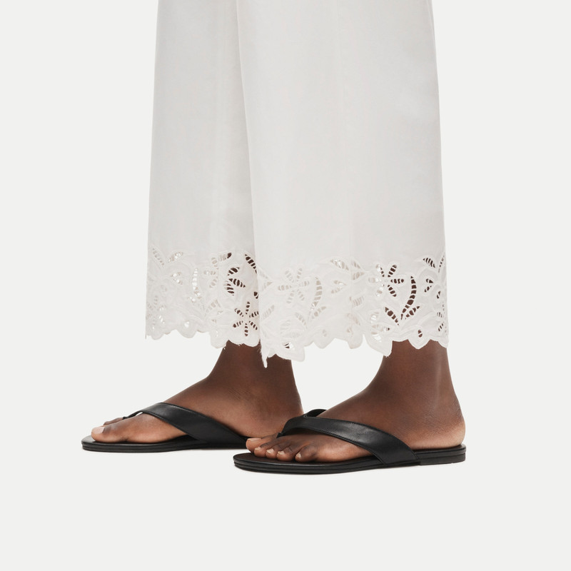 Rori embroidered-hem pant 4