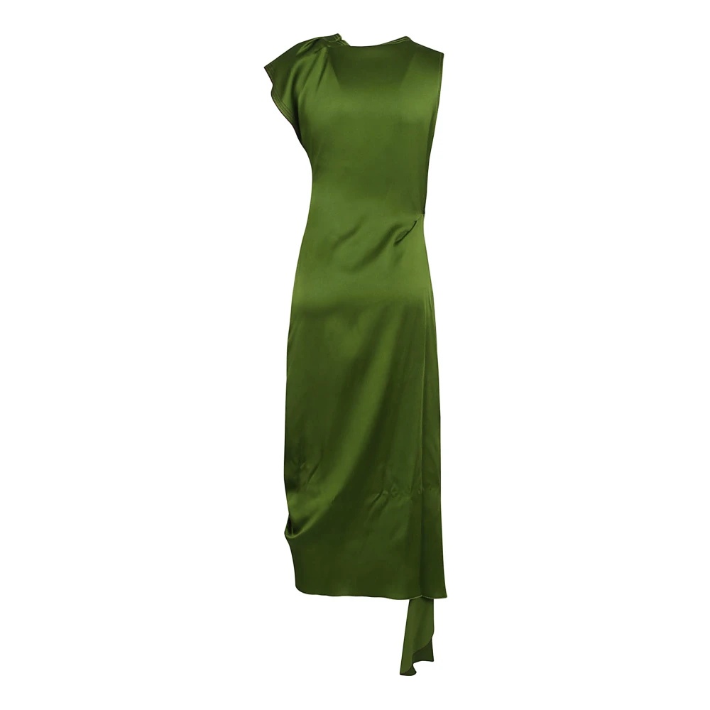 Victoria Beckham GREEN DRESS ELEGANT COMFORTABLE STYLE