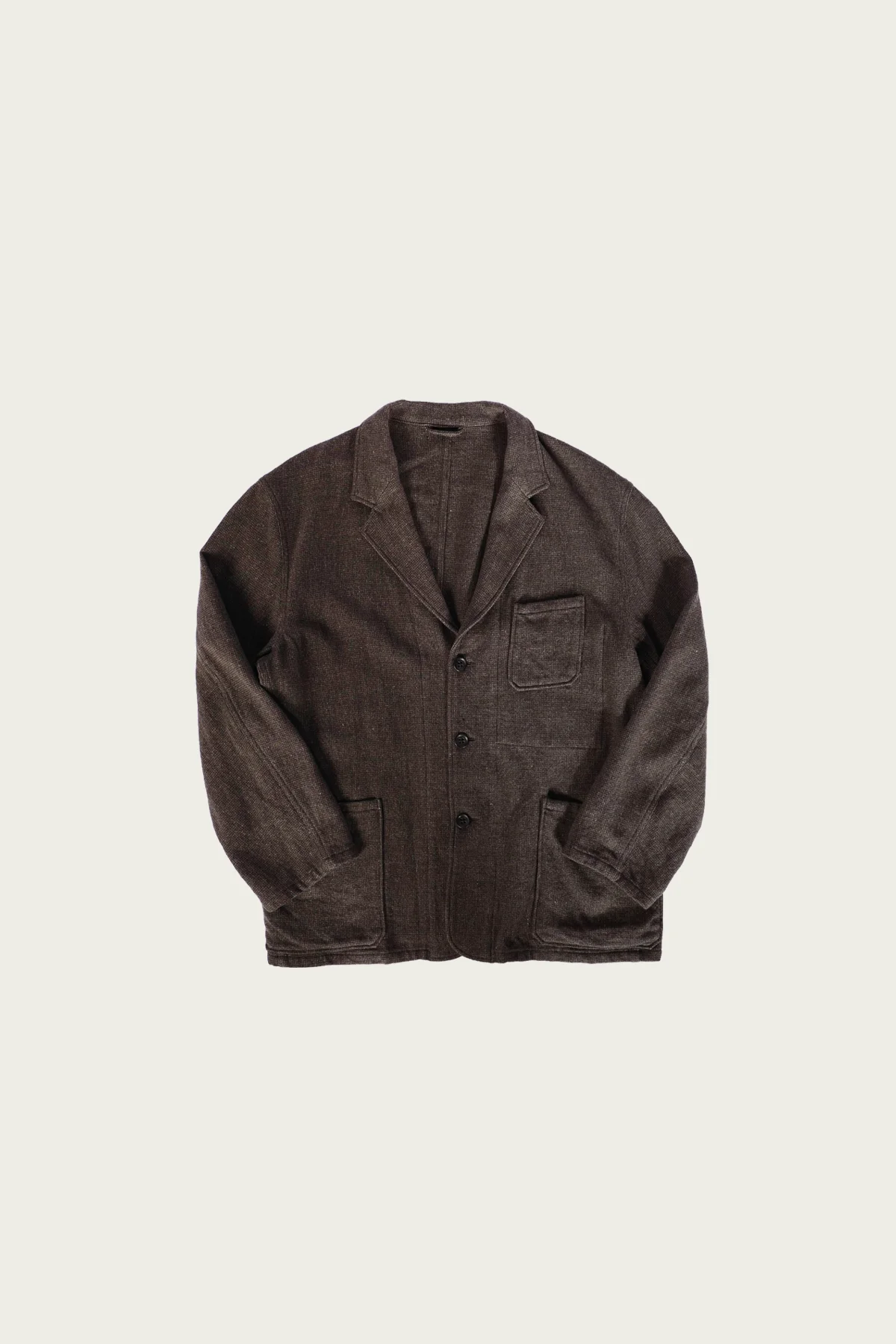 Paskal Tweed Workjacket - Charcoal Brown - 1