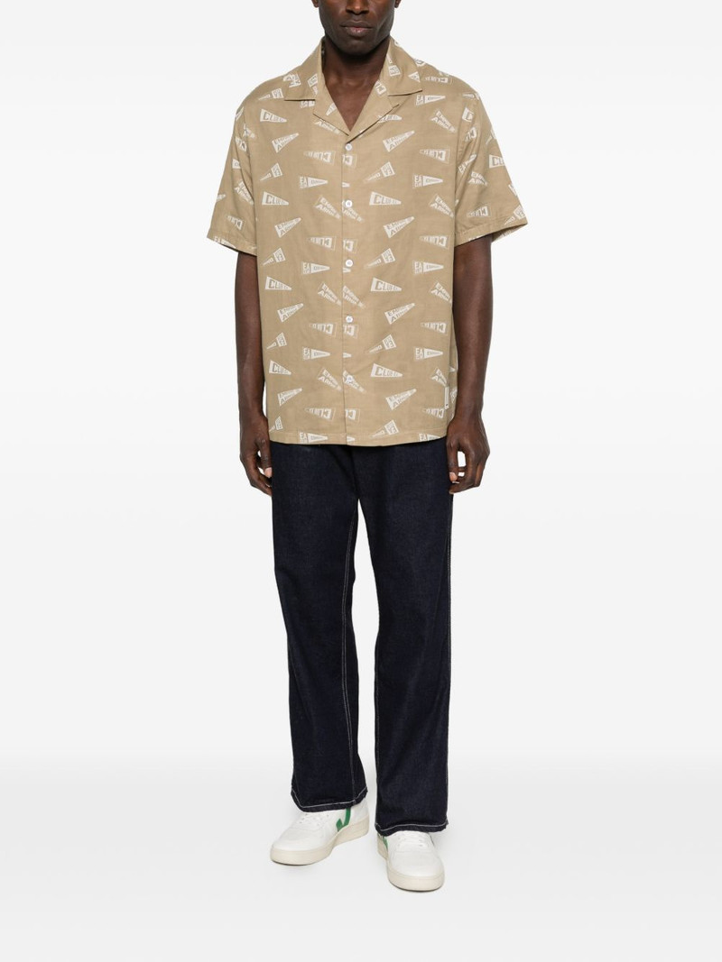 EMPORIO ARMANI logo-pattern shirt outlook