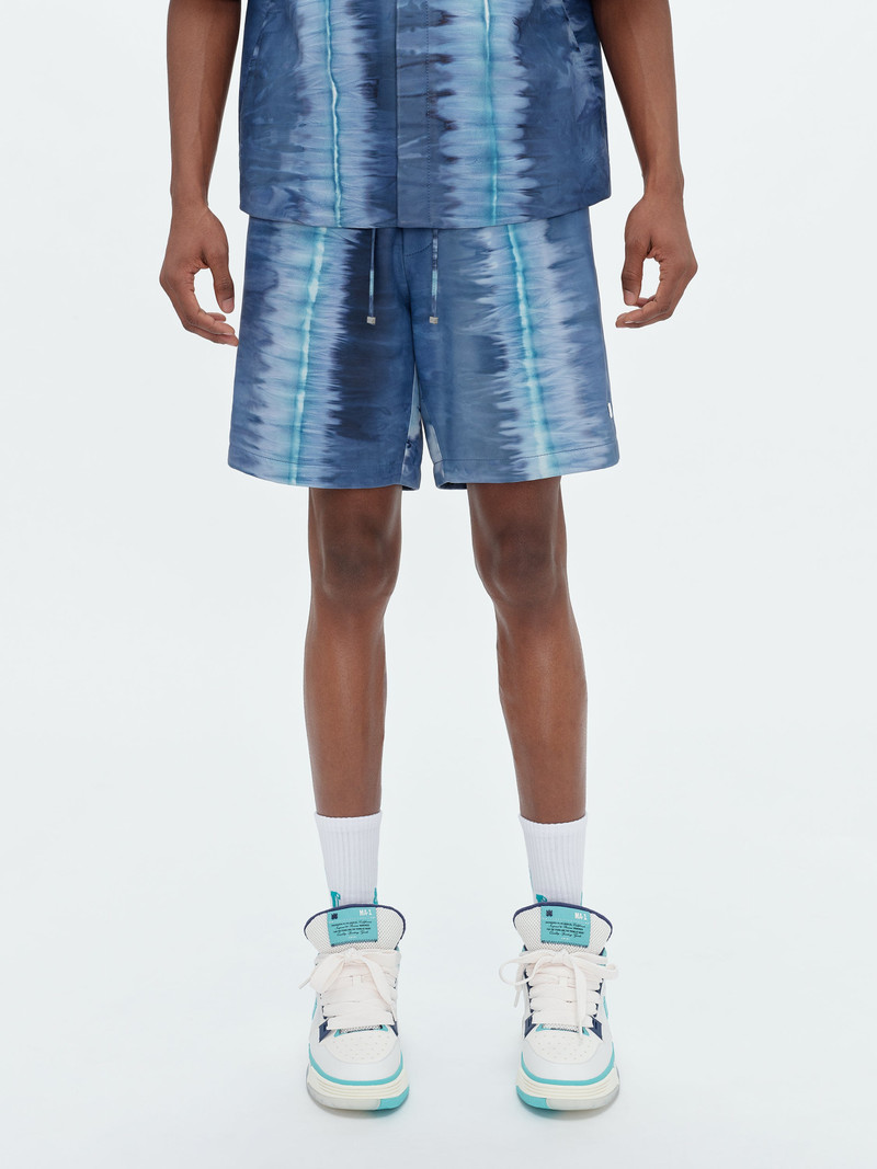 AMIRI LEATHER TIE DYE SHORT outlook