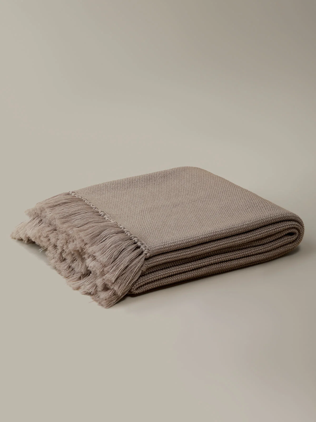 Wool Throw Blanket - 1