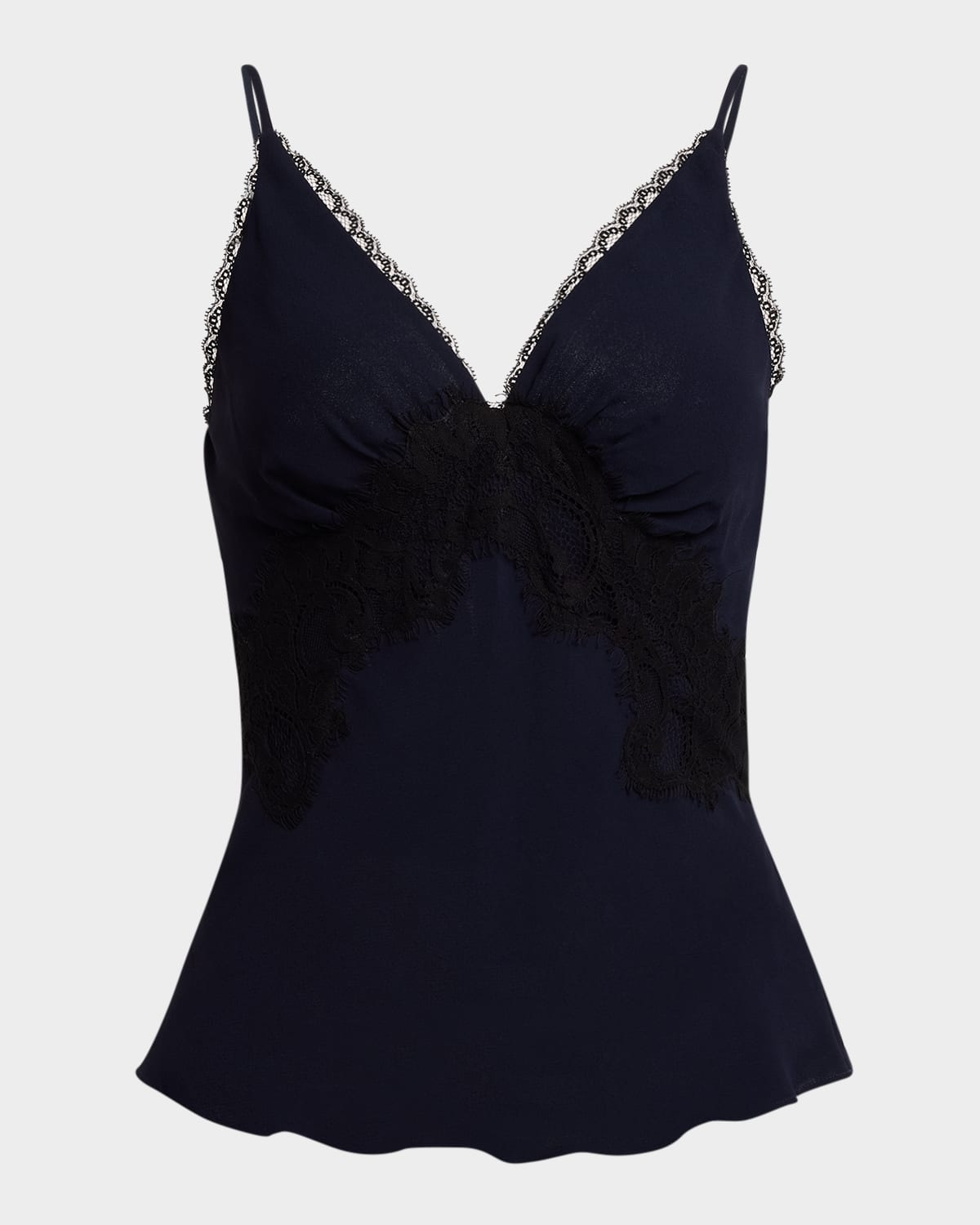 Lindsey Lace-Trim Cami - 1