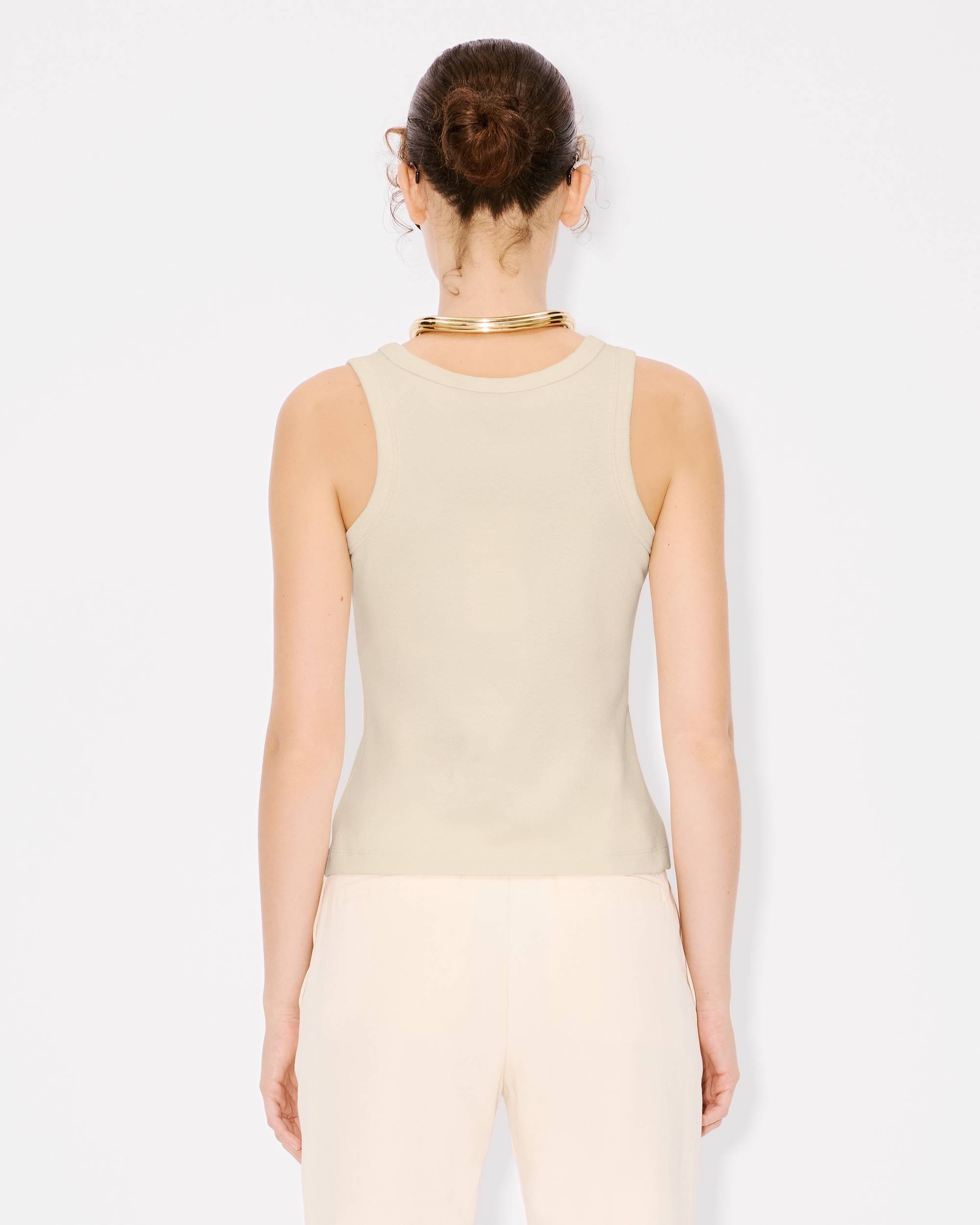 'Boke Flower 2.0' rib tank top - 4