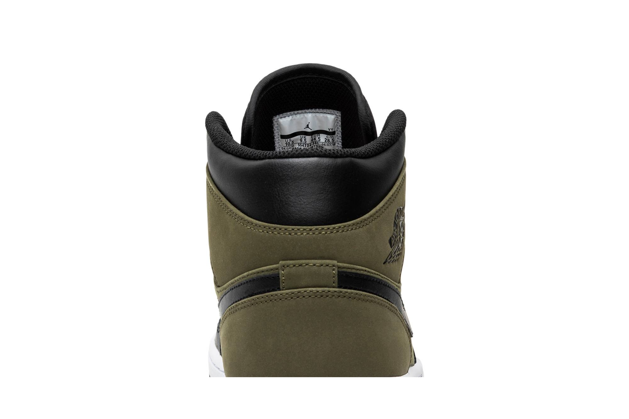 Air Jordan 1 Mid 'Olive Canvas' - 7