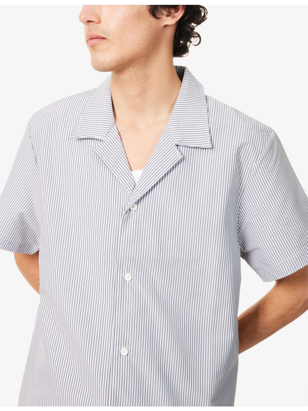 Velvetfish Camp-Collar Woven Shirt - 5