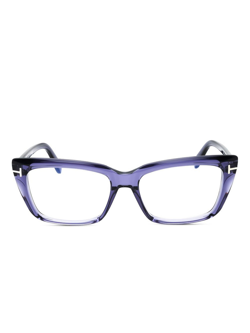 cat eye-frame glasses 1