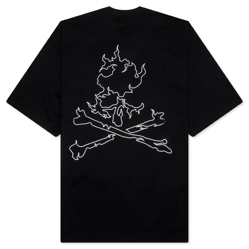 MASTERMIND WORLD O.GLASSBEADED S/S TEE - BLACK outlook