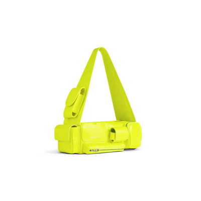 BALENCIAGA Women's Superbusy Xs Sling Bag  in Fluo Yellow outlook